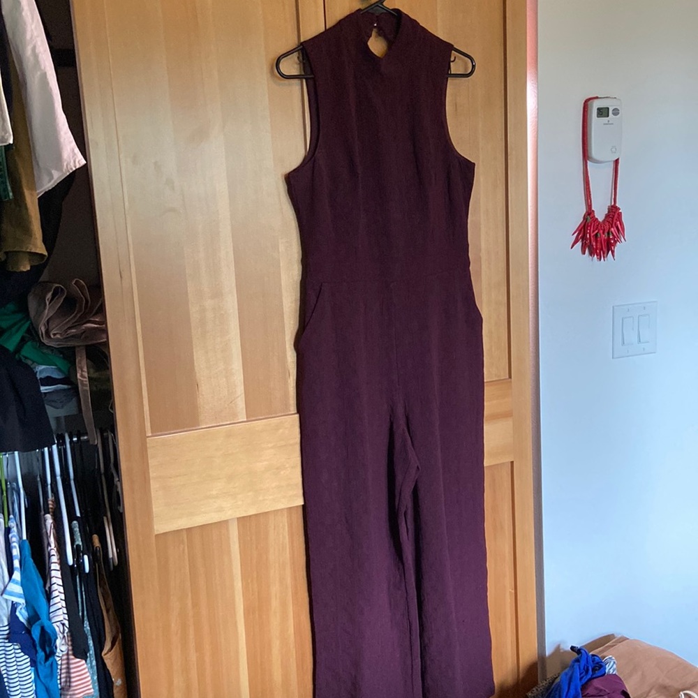 Anthropologie eva franco jumpsuit sz s